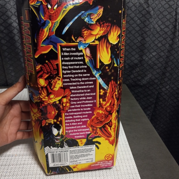 1997 Toy Biz Marvel Universe Jean Grey 10 inch Tall Fully Poseable - Picture 5 of 9